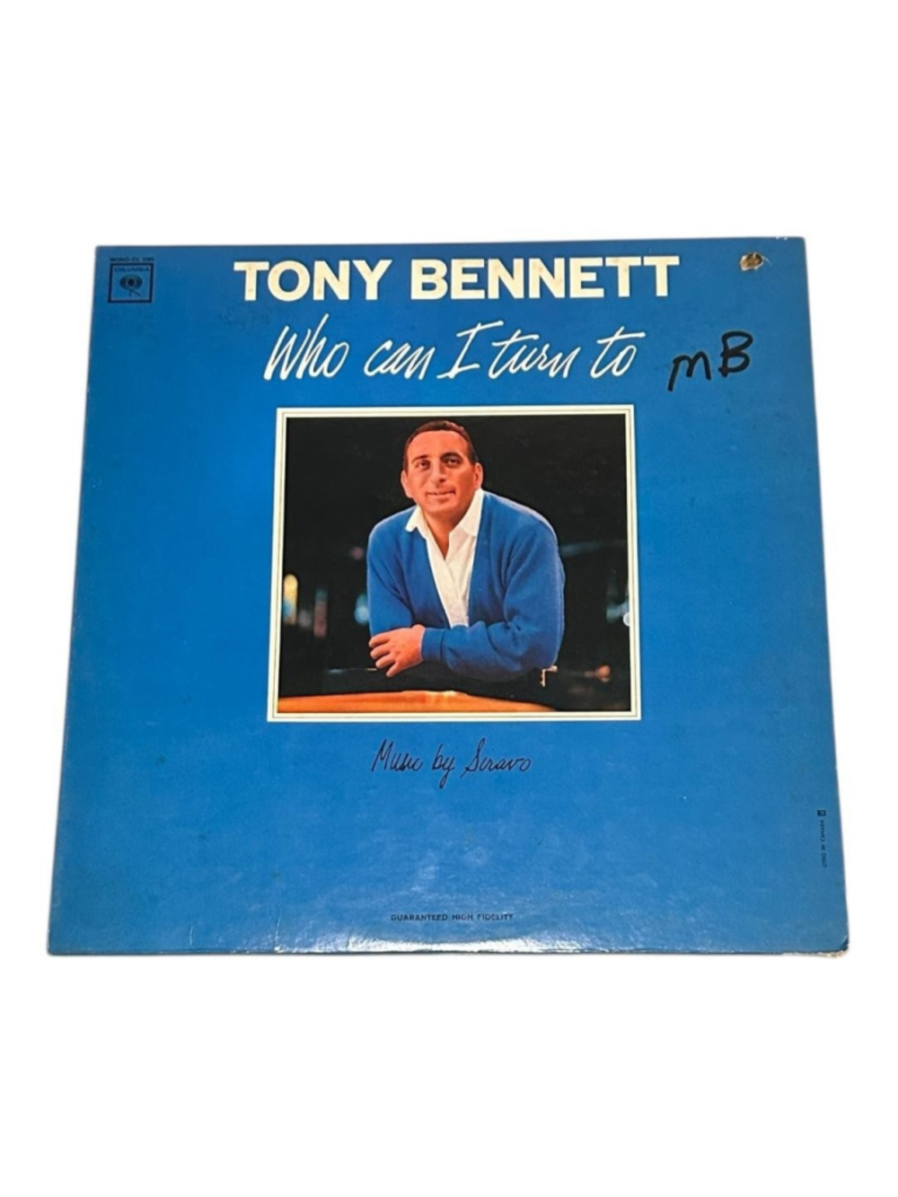 Vintage Tony Bennett Vinyl LP Who Can I Turn To 1964 Columbia Jazz Black USA